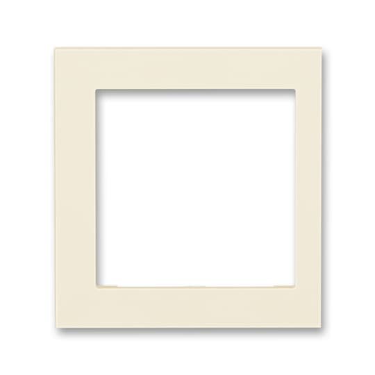 3901H-A00255 17 Rámeček jednonásobný s otvorem 55×55, krajní, slonová kost